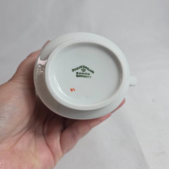 Johann Haviland Forever Spring Creamer White Floral Rim & Center - Picture 16 of 16